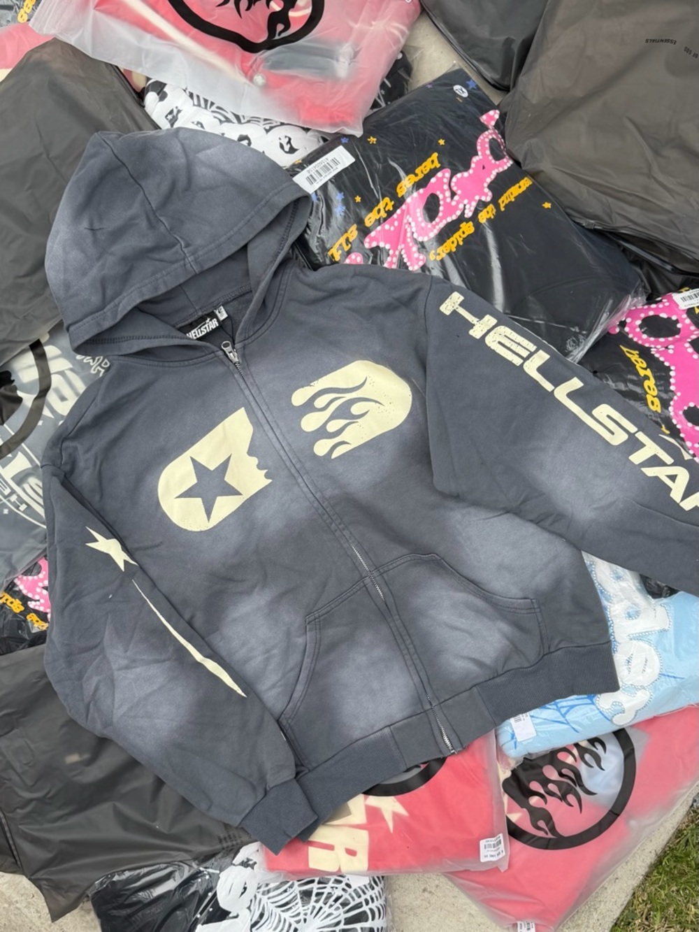 Hellstar Grey Hoodie